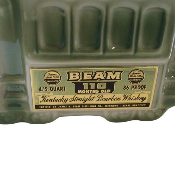 Vintage Jim Beam 1968 Whiskey Bottle Powell & Mason Trolley Cable Car San Franci - Picture 13 of 13